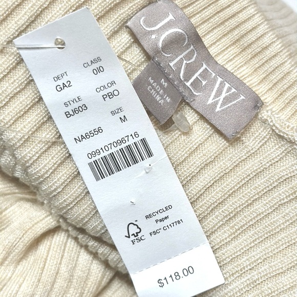 J. Crew Tencel Lyocell-Blend Ribbed Turtleneck Sweater - Picture 10 of 15